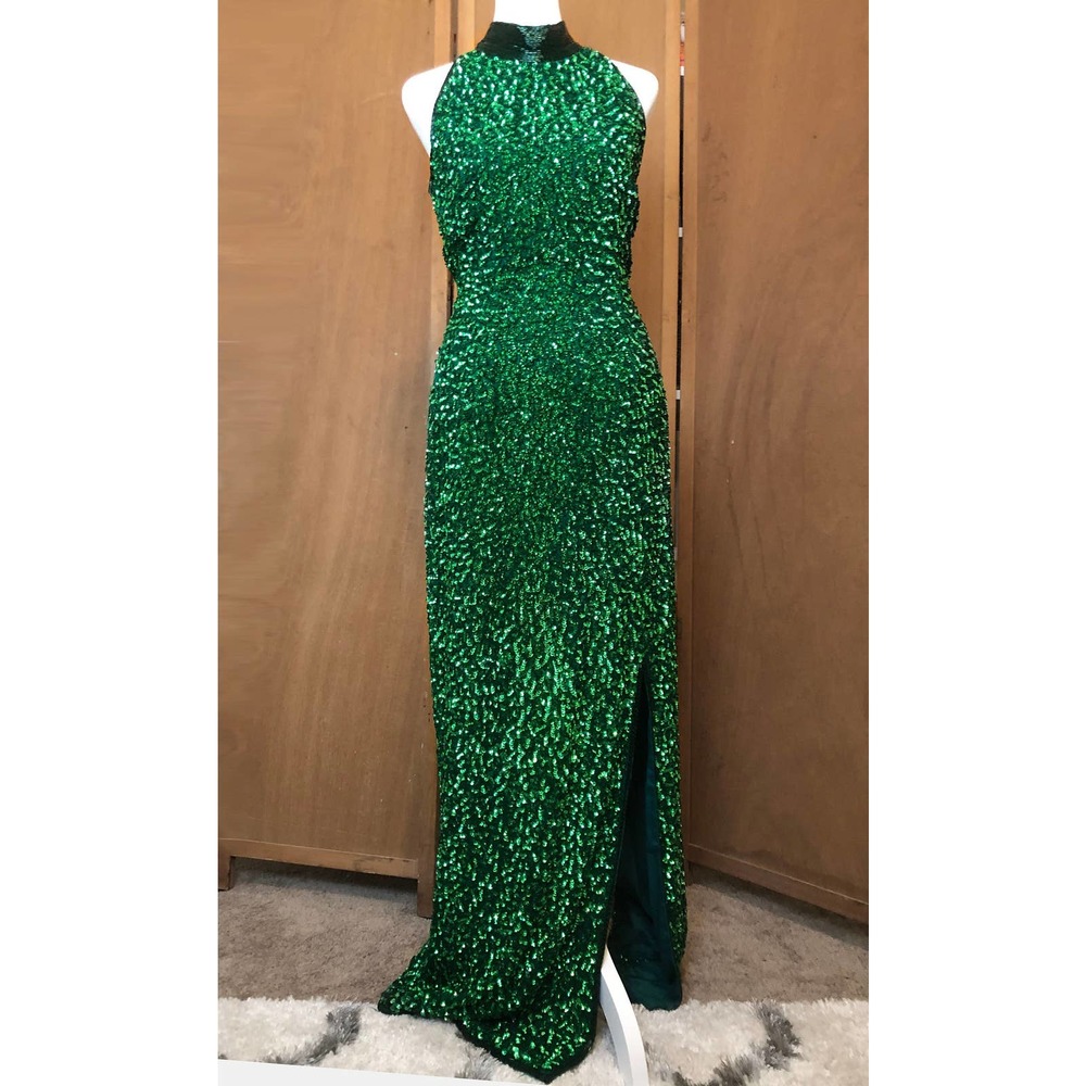 Sequin Gown, 80s Maxi Dress
